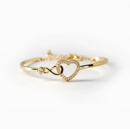 PULSERA CORAZON INFINITY