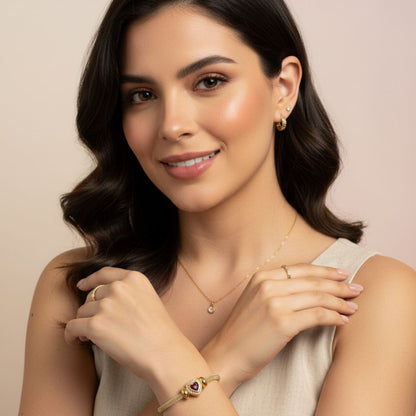Pulsera Corazón Eclat - La Declaración Silenciosa de una Mujer Imparable.