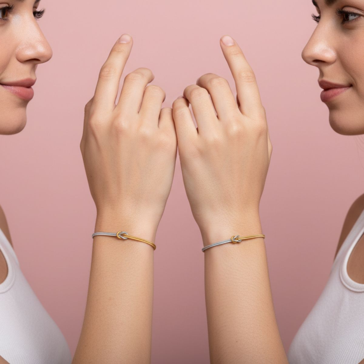 Pulseras Tu Y Yo 2X1 Amigas + Caja + Tarjeta Gratis 🎁🫰🏻